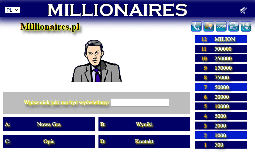 Postaw Na Milion Gra Online Za Darmo Postaw na Milion ::.. Darmowa gra online Postaw na Milion Mobi 2023